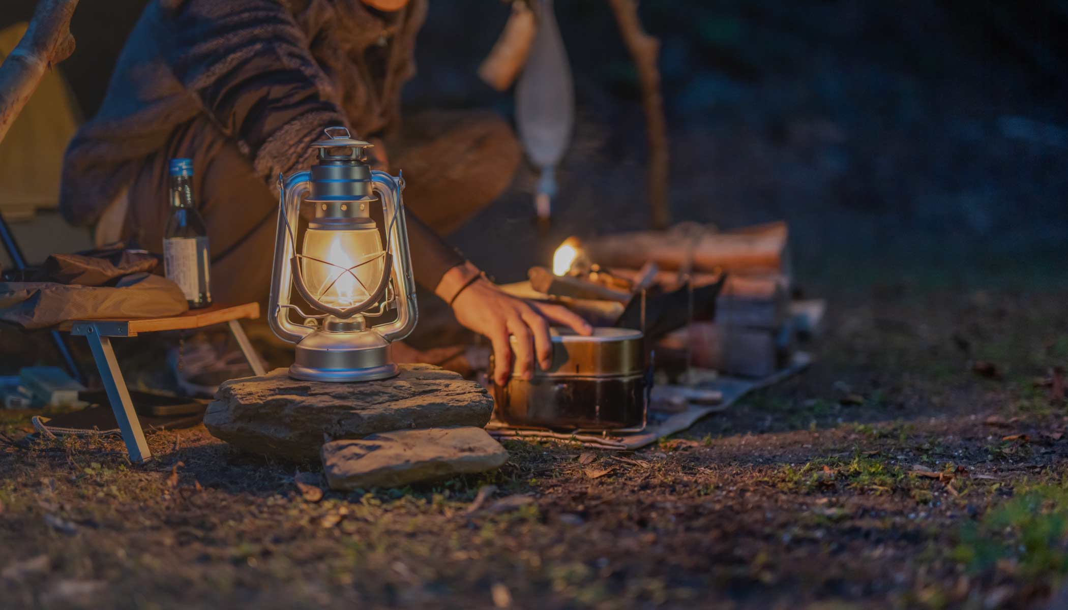 神岳テラスキャンピングパークの様子